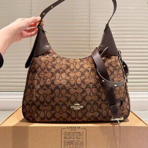 Coach outlet underarm bag; size 36*22 cm